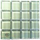 Crystal Glass SAGE  23x23mm Tile Size, Swatch 100x100mm