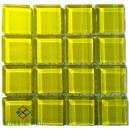 Crystal Glass MELLOW GLOW 23x23mm Tile Size, Swatch 100x100mm