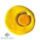 Mosaic Insert: Ceramic Circle in Circle Set - Yellow