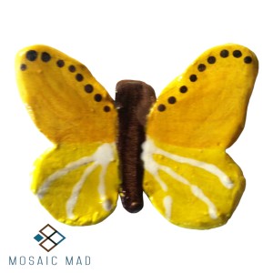 Butterfly : Yellow With Black Dots