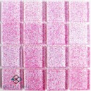 Glitter SOFT PINK 25X25mm Tile Size, Swatch 107x107mm