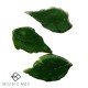 Mosaic Ceramic Insert Set: Leaves (3) -Green Small