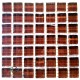 Crystal Glass DARK BROWN 12x12mm Tile Size, Swatch 95x95mm