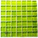 Crystal Glass LIME GREEN 12x12mm Tile Size, Swatch 95x95mm