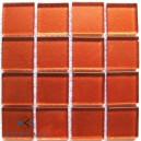 Metallic TERRACOTTA 25X25mm Tile Size, Swatch 107x107mm