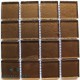 Metallic BROWN 25X25mm Tile Size, Swatch 107x107mm