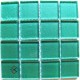 Metallic SEA GREEN 25X25mm Tile Size, Swatch 107x107mm