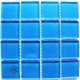 Metallic BRIGHT BLUE 25X25mm Tile Size, Swatch 107x107mm