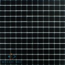 Crystal Glass BLACK 23x23mm  Tile Size, Full Sheet 300x300mm