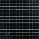 Crystal Glass BLACK 23x23mm  Tile Size, Full Sheet 300x300mm