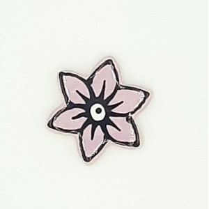 STAR FLOWER - LAVENDER Medium Ceramic Glazed Insert