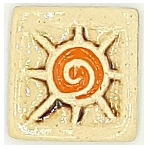 SWIRL- ORANGE