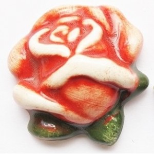 3-D Rose : Orange