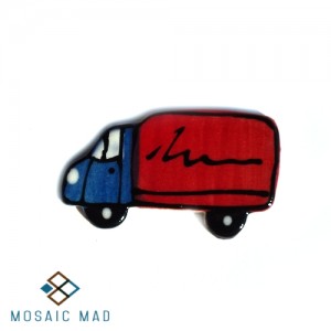 Truck : Blue with Green Cab