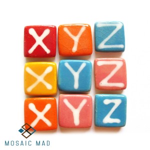 N : Letter Tile - Small Ceramic Insert﻿﻿﻿﻿﻿﻿﻿﻿﻿﻿﻿﻿﻿