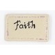 FAITH with LILAC Border Glazed Ceramic Tile