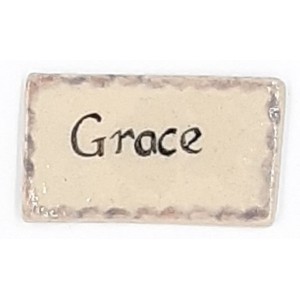 GRACE with LILAC Border Glazed Ceramic Tile