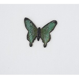 Butterfly : Greens with Black Edge 