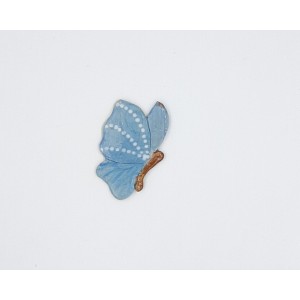 Butterfly : Blue with White Dots (Right Facing)