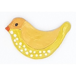 Bird : Yellows Glazed Ceramic Insert