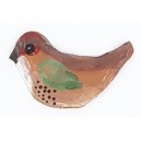 Bird : Sparrow Glazed Ceramic Insert