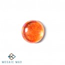 LUMO ORANGE Glass Glitter Pebble (Small) 
