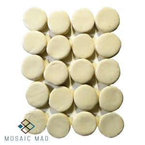 ROUND TILES : WHITE (5)