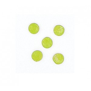 ROUND TILES : GREEN (5)