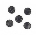 ROUND TILES : BLACK (5)