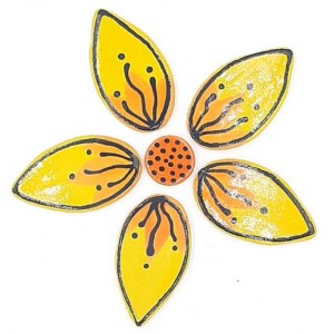FLOWER : YELLOW 5 PETALS