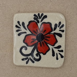 Flower : Red : Tile