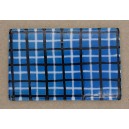 Turquoise Check Ceramic Tile