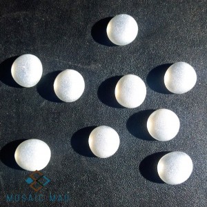WHITE Shimmer Pebbles (Small) 50g