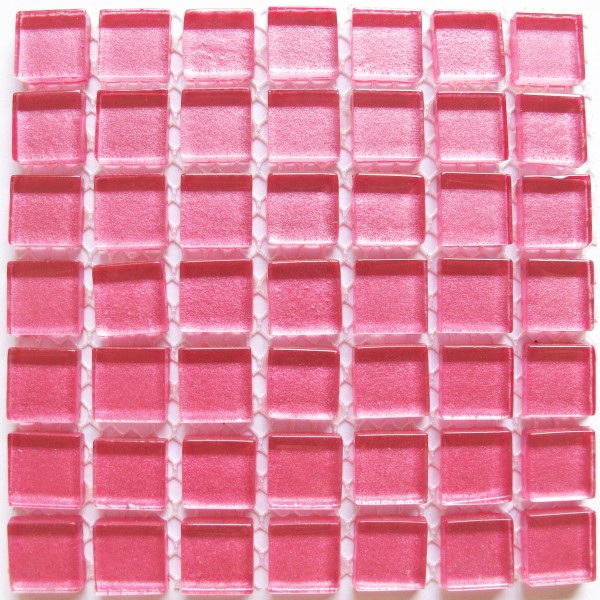 pink, mini, metallic,  mosaic tile, crystal glass, glass tiles