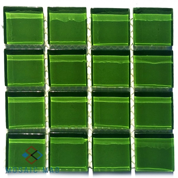 green, apple green, crystal glass, mosaic mad, tiles, mosaic tiles, glass tiles