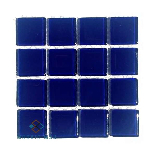 navy blue, blue,  mosaic tiles, glass tiles, mosaic, tile, crystal, glass
